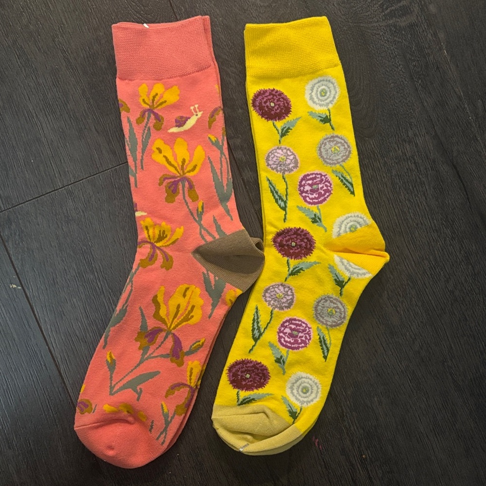Floral Patterned Socks Set